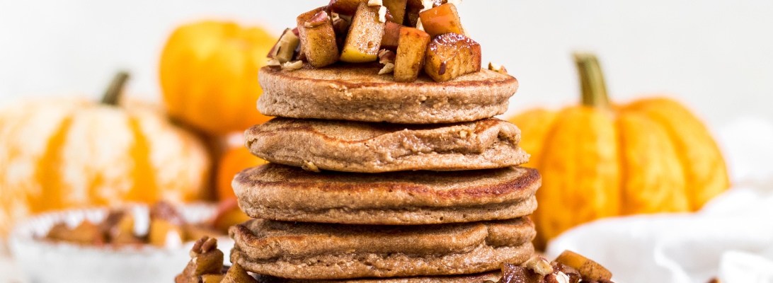 Gluten Free Cinnamon Maple Pancakes